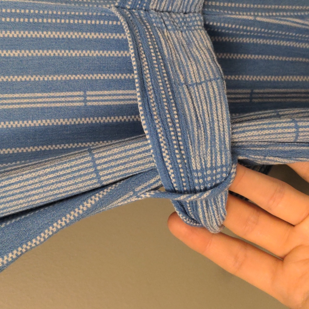Lush Blue & White Striped Dress - Picture 11 of 13
